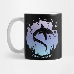 Respect the Locals - Shark conservation Mug